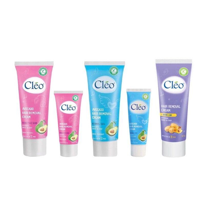 Kem Tẩy Lông Cléo Hair Removal Cream Bikini Line Vùng Bikini Màu Tím 50g