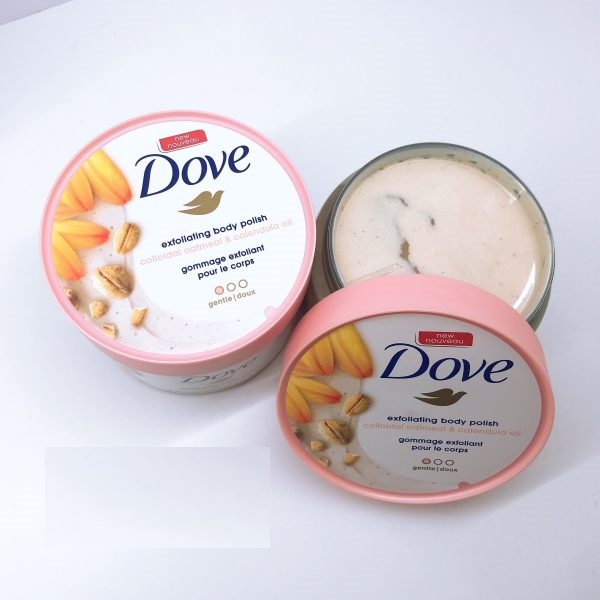 Tẩy Tế Bào Chết Body Dove Exfoliating Body Polish Yến Mạch & Dầu Hoa Cúc 298g