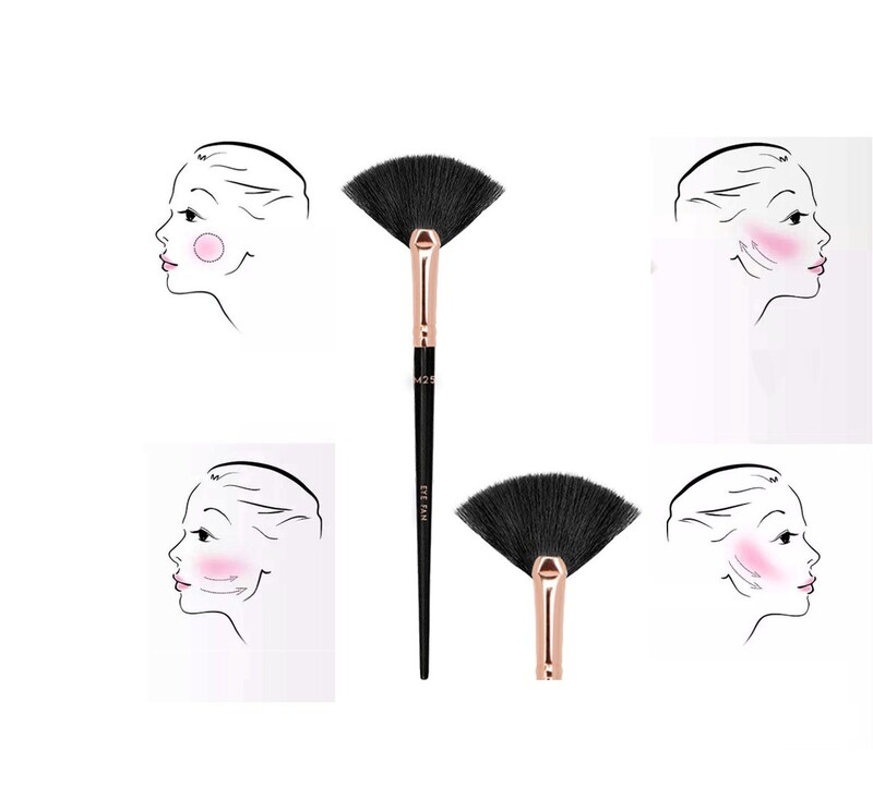 Cọ Phủ Vacosi M25 Dạng Quạt Nhỏ