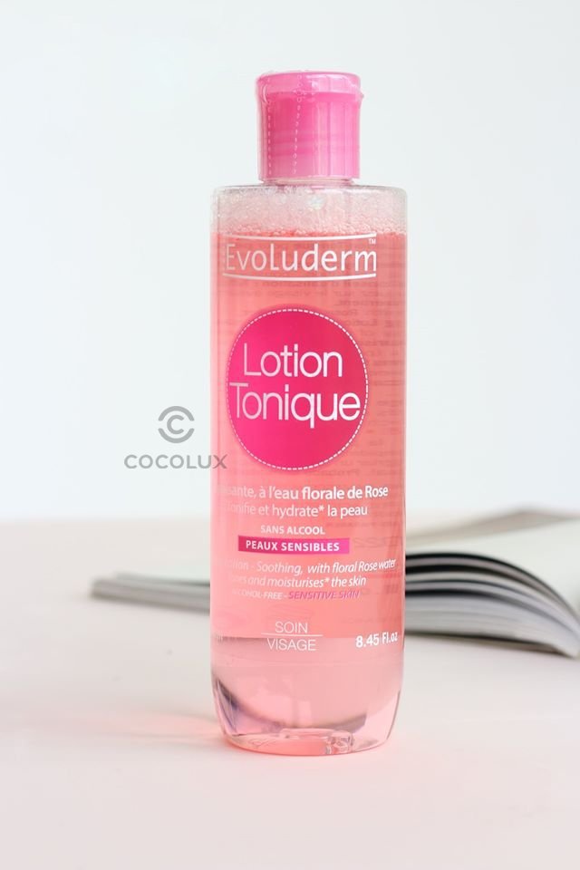 Nước Hoa Hồng Evoluderm Lotion Tonique Dành Cho Da Khô Và Nhạy Cảm 250ml