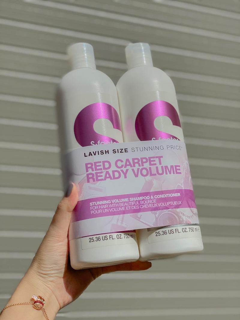 Bộ Gội Xả Tigi Trắng Red Carpet Ready Volume 750ml