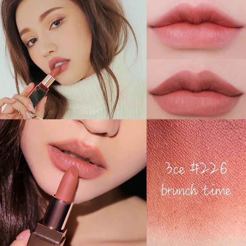 Son Thỏi 3CE Matte Lip Color Dạng Lì - 226 Brunch Time