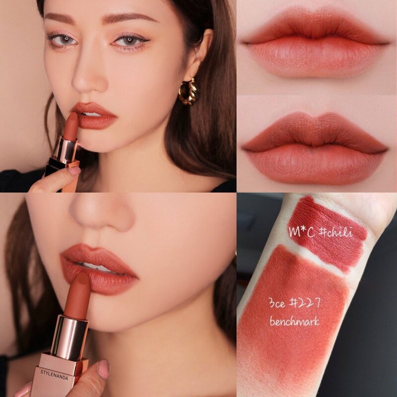 Son Thỏi 3CE Matte Lip Color Dạng Lì - 227 Benchmark