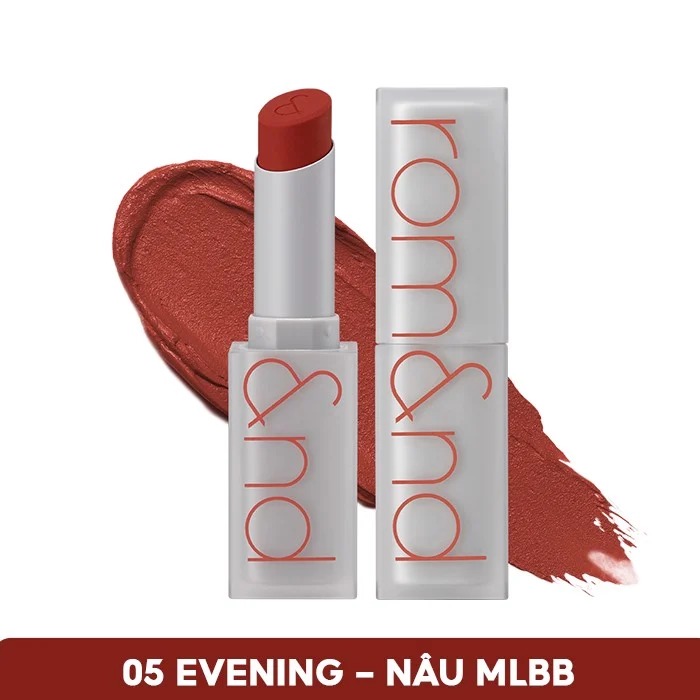Son Thỏi Romand New Zero Matte Lipstick - 05 Evening