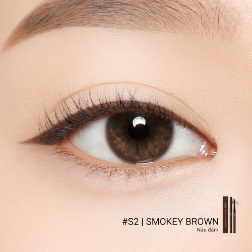 Chì Kẻ Mắt Eglips Super Slim Auto Long Eyeliner S2 Smokey Brown