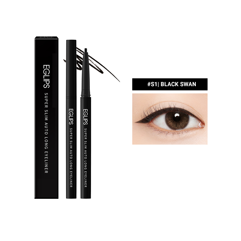 Chì Kẻ Mắt Eglips Super Slim Auto Long Eyeliner S1 Black Swan