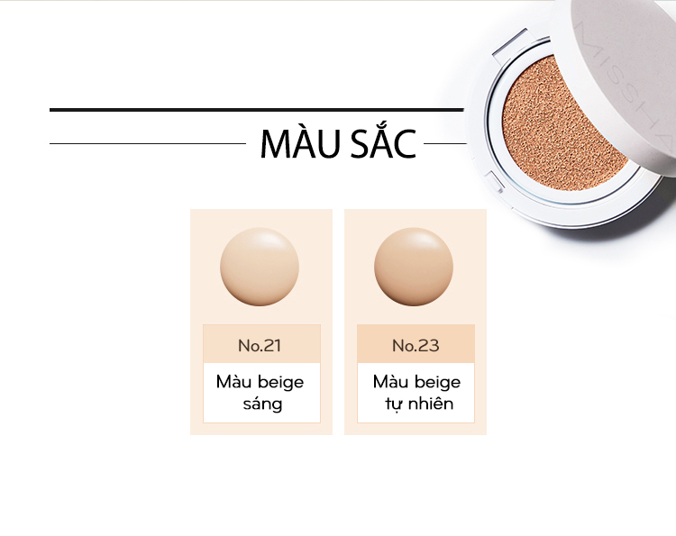 Phấn Nước Missha Magic Cushion Moist Up SPF50+/PA+++ Tone 23 15g