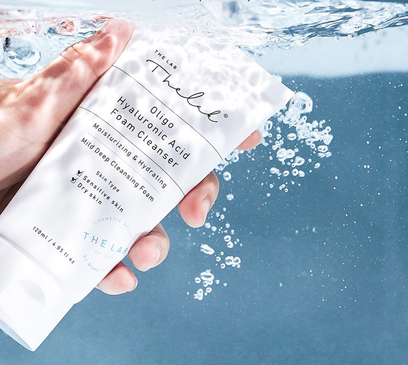 Bọt Rửa Mặt THE LAB Oligo Hyaluronic Acid Foam Cleanser Sạch Sâu, Dưỡng Ẩm 120ml