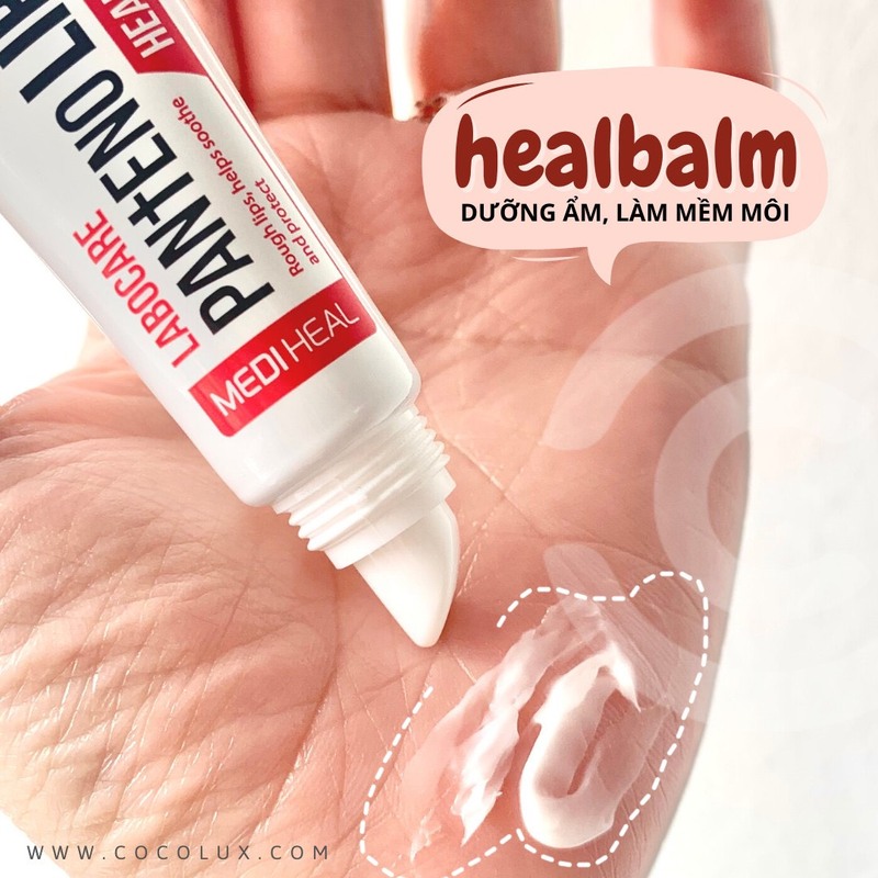 Son dưỡng Mediheal Labocare Pantenolips Healbalm (màu đỏ - ban đêm)