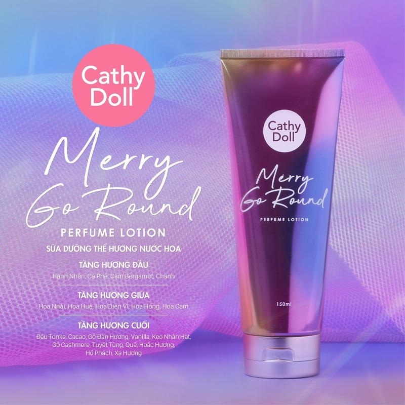Sữa Dưỡng Thể Cathy Doll Merry Go Round Perfume Lotion Hương Nước Hoa 150ml