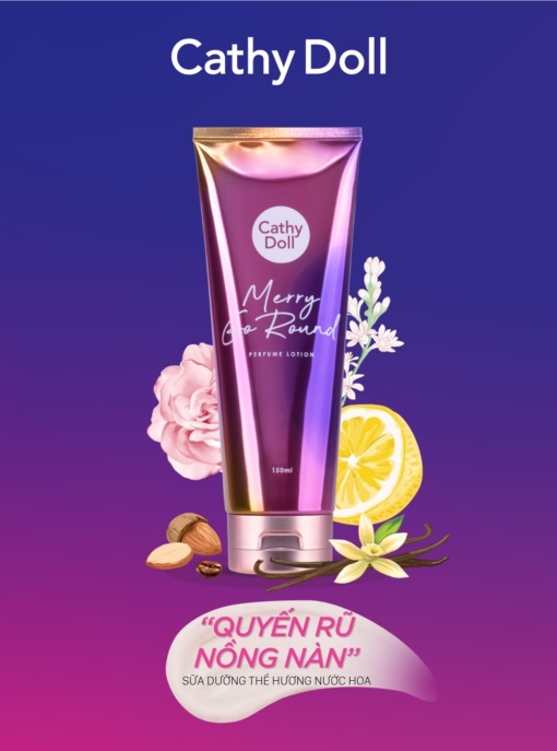 Sữa Dưỡng Thể Cathy Doll Merry Go Round Perfume Lotion Hương Nước Hoa 150ml