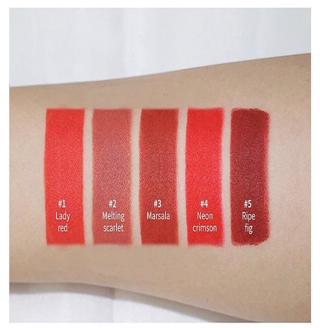 Son Thỏi Chou Chou Signature Premier Matt Rouge Red Limited Edition 05 Ripe Fig 3.5g