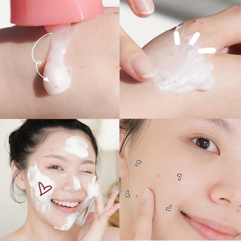 Sữa Rửa Mặt Senka Perfect Whip Berry Bright Sáng Hồng 50g