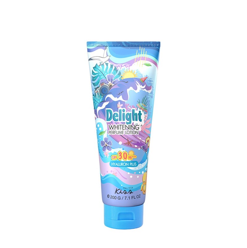 Sữa Dưỡng Thể Chống Nắng Malissa Kiss Delight Whitening Perfume Lotion SPF30 PA+++ Hương Nước Hoa 200g