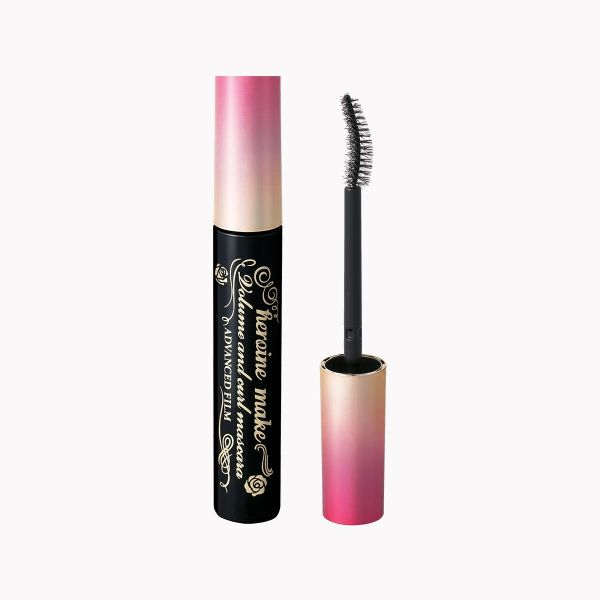 Mascara Kissme Micro Mascara Advanced Film 01 Jet Black Black Làm Dài Và Cong Mi Mỏng Màu Đen Tuyền 4.5g
