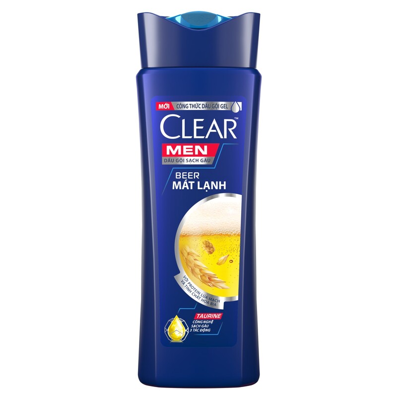Dầu Gội CLEAR Men - Beer Mát Lạnh 370g