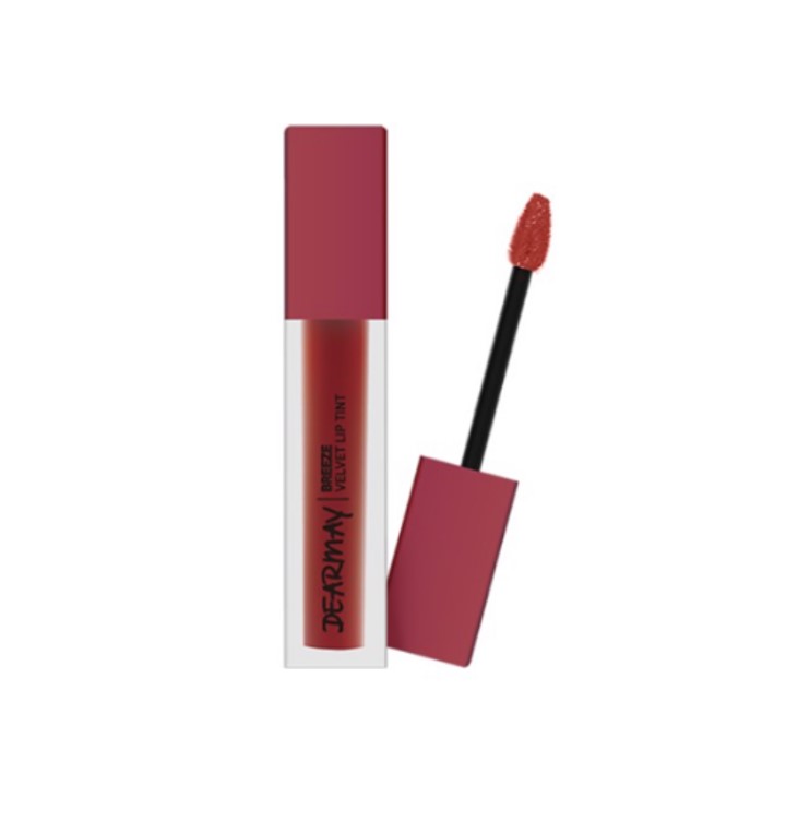 Son Kem Dearmay Breeze Velvet Lip Tint 05 Fig Shot Đỏ Nâu 4.4g 