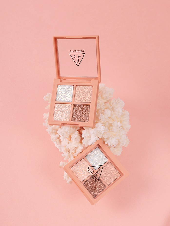 Phấn Mắt 3CE Mini Multi Eye Color Palette 01 Diamond Glint 4 Ô 3.2g