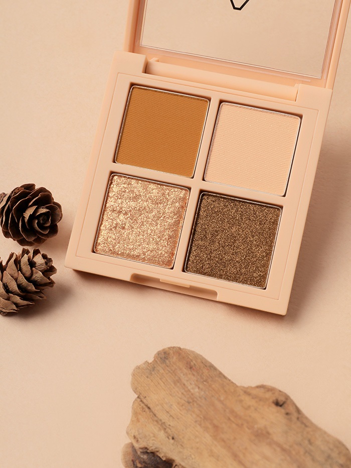 Phấn Mắt 3CE Mini Multi Eye Color Palette 03 Almond Fudge 4 Ô 3.2g