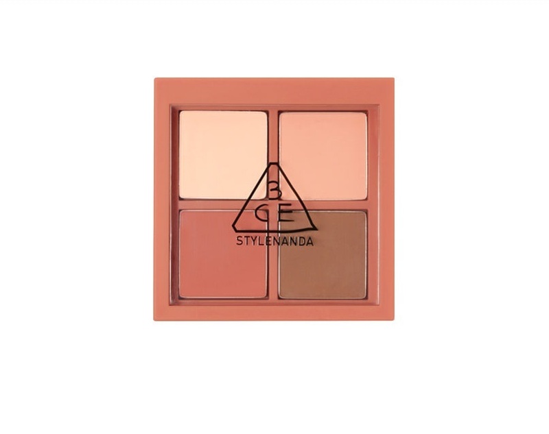 Phấn Mắt 3CE Mini Multi Eye Color Palette 04 Rose Latte 4 Ô 3.2g