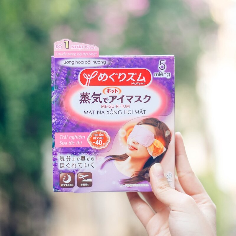 Mặt Nạ Xông Hơi Mắt MegRhythm Hương Hoa Oải Hương