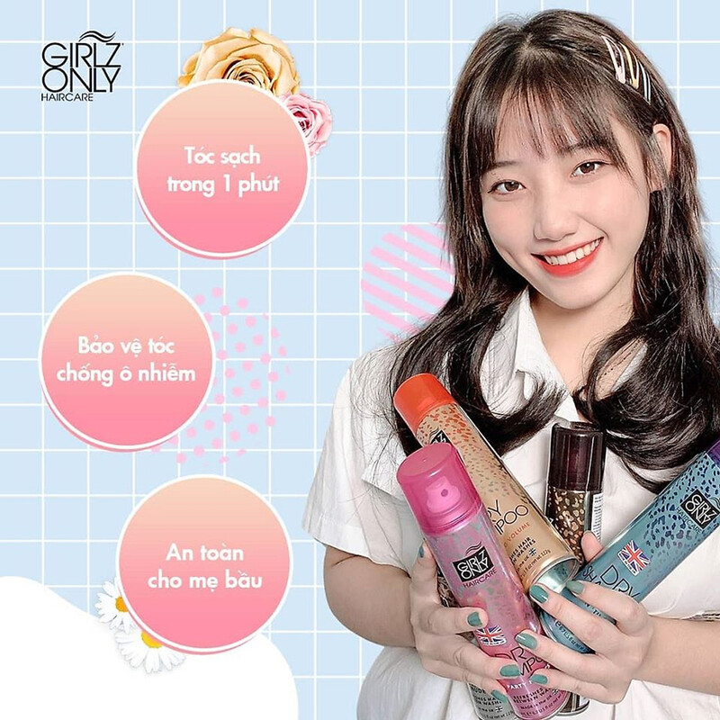 Dầu Gội Khô Girlz Only Hương Hoa Quyến Rũ 100ml