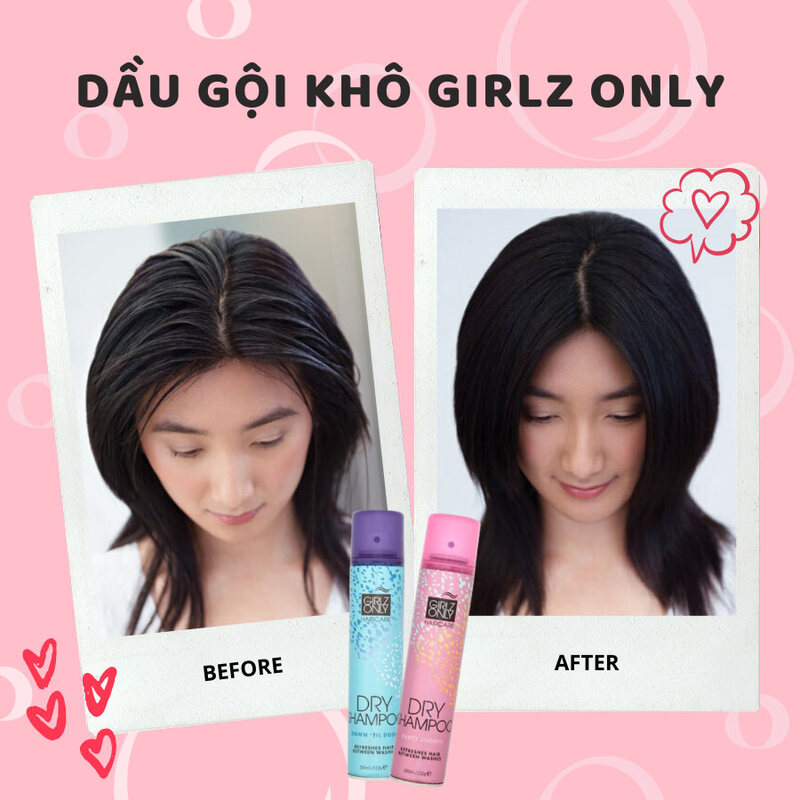 Dầu Gội Khô Girlz Only Hương Hoa Quyến Rũ 100ml