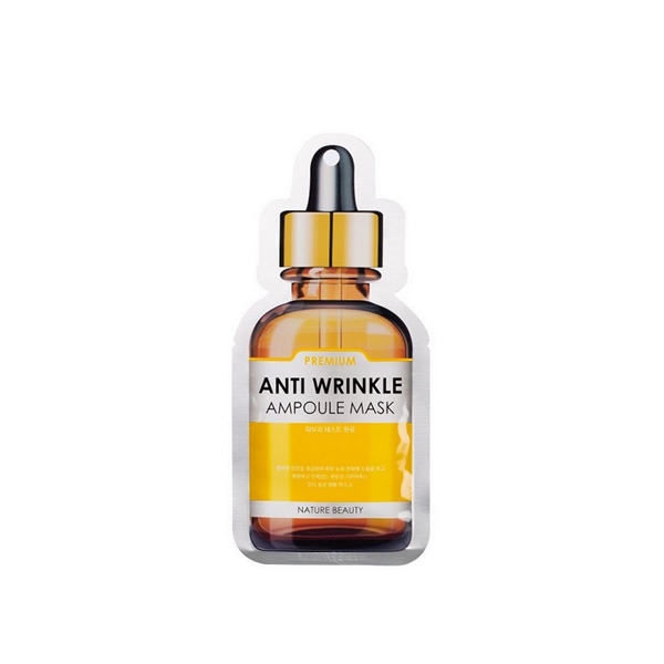 Mặt Nạ Nature Beauty Anti - Wrinkle Ampoule Mask Tinh Chất Tế Bào Gốc Chống Nhăn - Màu Vàng (1PCS)