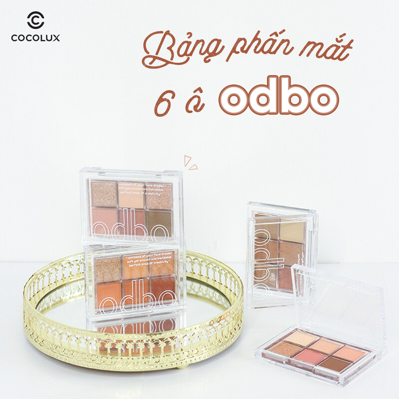 Phấn Mắt Odbo Signature Eyeshadow Palette OD276 #01 6 Ô 10g