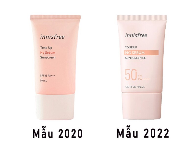 Kem Chống Nắng Innisfree Tone Up No Sebum Sunscreen EX SPF50 PA++++ 50ml