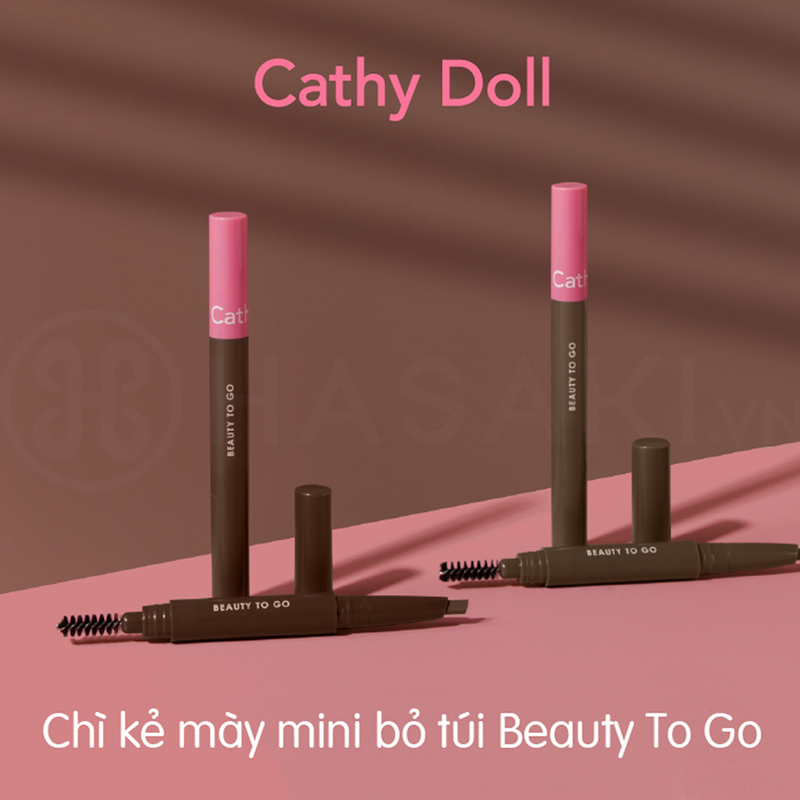 Chì Kẻ Mày Cathy Doll Mini Dark Brown 0.16g