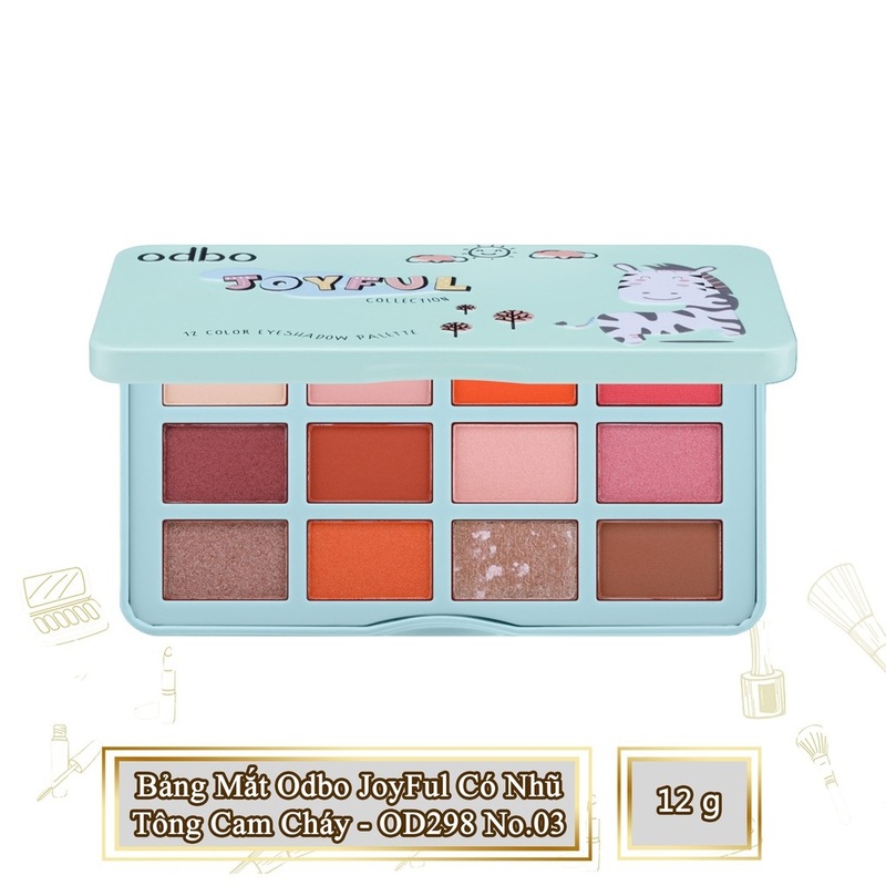 Phấn mắt Odbo 12 joyful #No_03