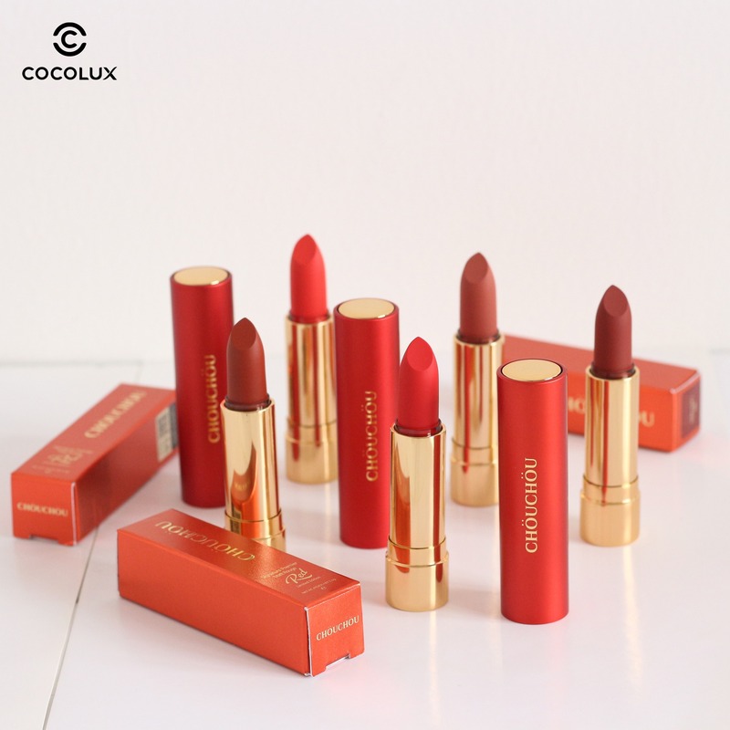 Son Thỏi Chou Chou Signature Premier Matt Rouge Red Limited Edition 01 Lady Red 3.5g