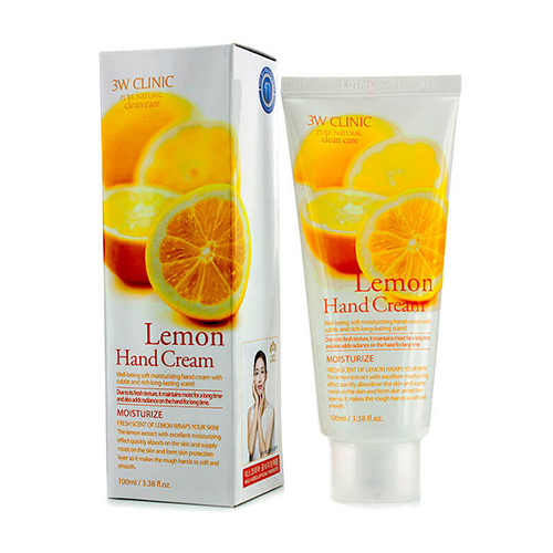 Kem Dưỡng Da Tay 3W Clinic Chanh 100ml