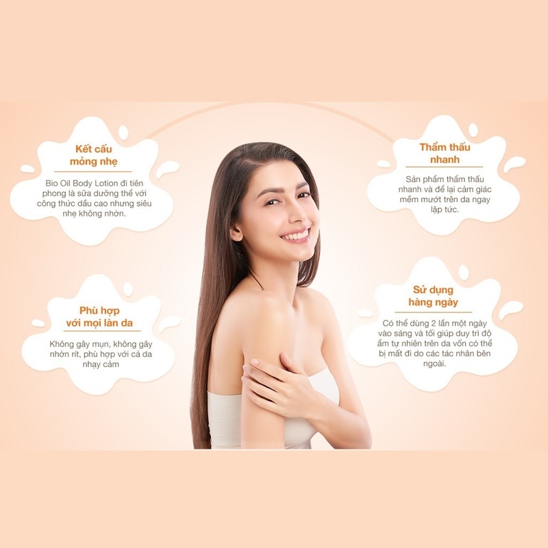 Sữa Dưỡng Thể Bio-Oil Dưỡng Ẩm Toàn Thân 250ml