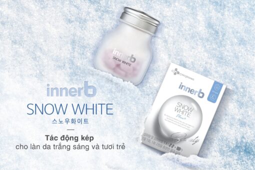 Viên Uống InnerB Snow White Sáng Da - Trắng 56 Viên 