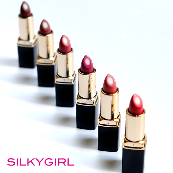 Son Thỏi SILKYGIRL Có Dưỡng Màu Cam 04