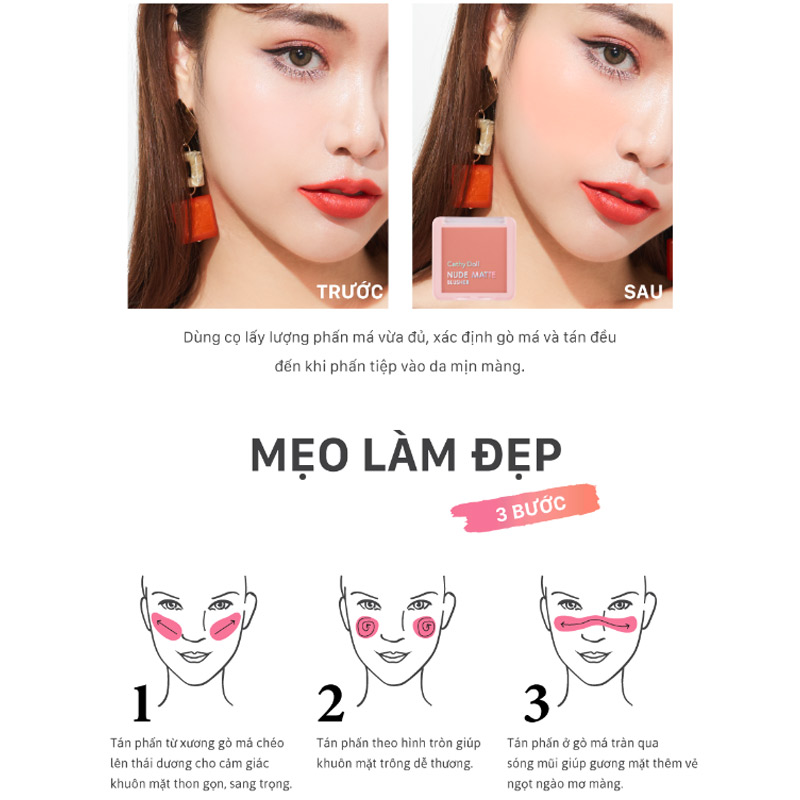 Phấn Má Cathy Doll Mịn Lì 04 Pink Idol 6g