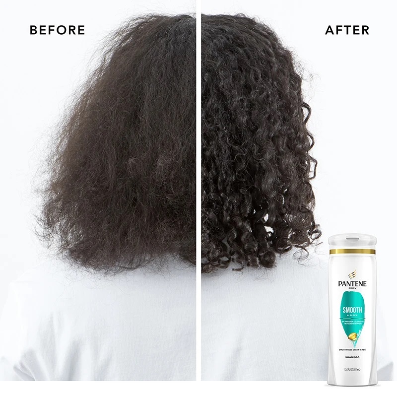 Dầu Gội Pantene Pro-V Smooth Sleek Shampoo Giúp Tóc Suôn Mượt 750ml