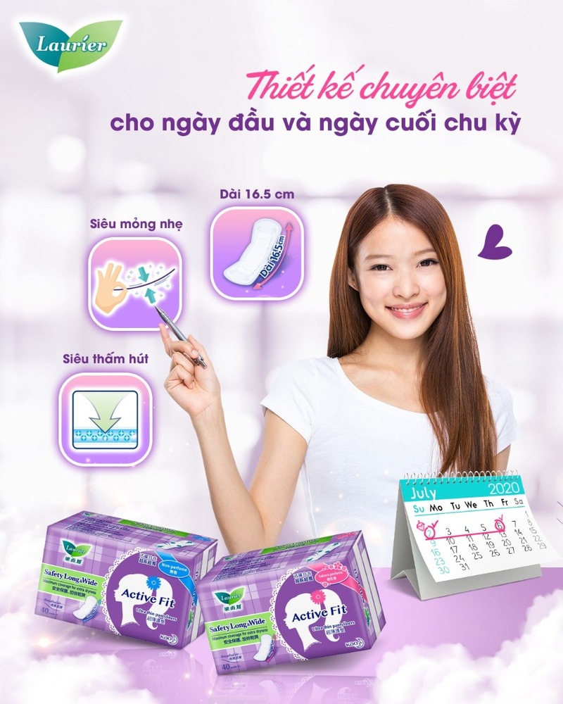 Băng Vệ Sinh Hằng Ngày Laurier 20 PCS