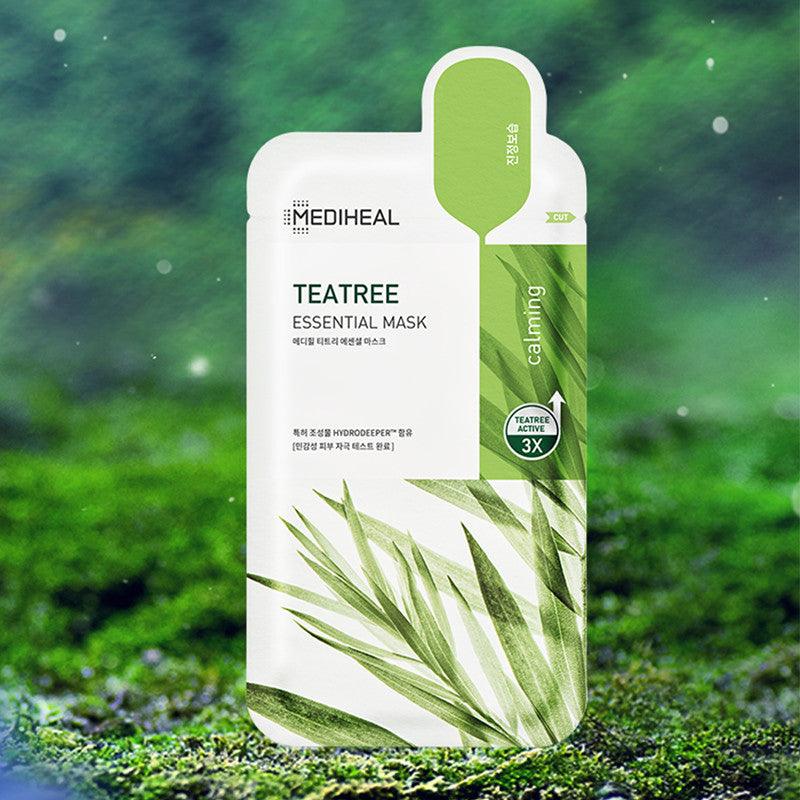 Mặt Nạ Mediheal Teatree Essential Mask Calming Làm Dịu Da, Kháng Khuẩn 24ml
