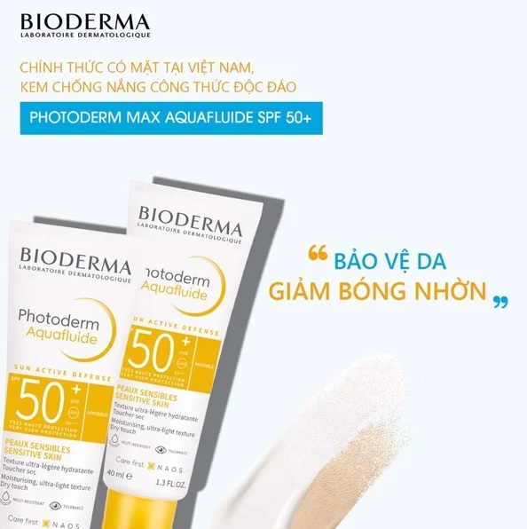 Kem Chống Nắng BIODERMA Photoderm AquaFluide Phổ Rộng SPF 50+