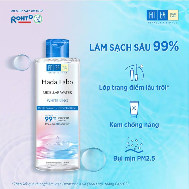 Nước Tẩy Trang Hada Labo Sạch Sâu Dưỡng Trắng 240ml