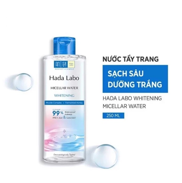 Nước Tẩy Trang Hada Labo Sạch Sâu Dưỡng Trắng 240ml