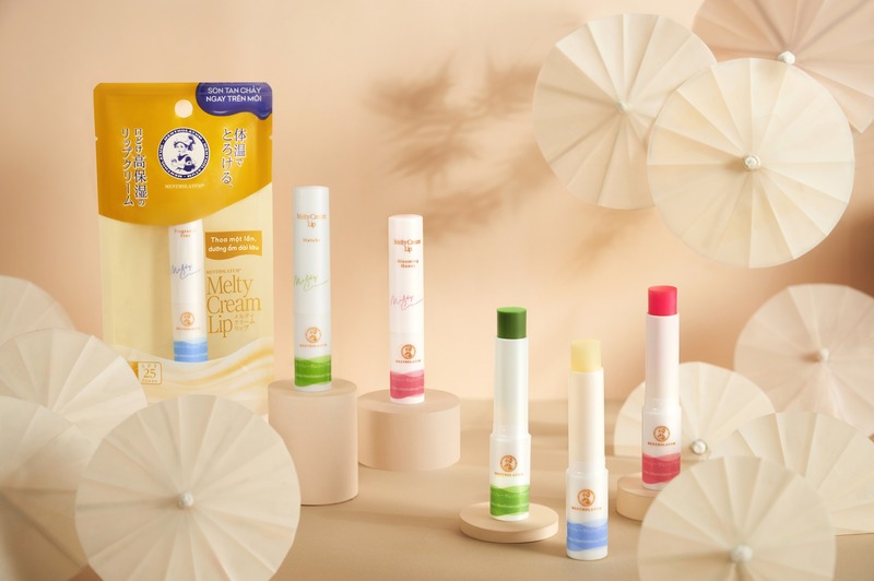 Son Dưỡng Mentholatum Melty Cream Lip Trà Xanh 2.4g