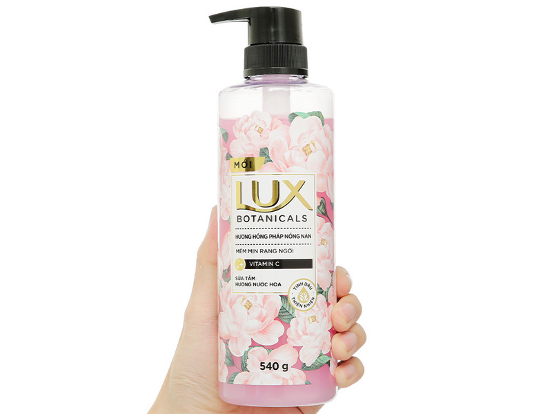 Sữa Tắm Lux Botanicals Hoa Hồng Pháp Nồng Nàn 530g