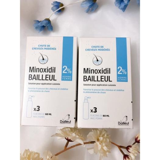 Dung Dịch Bailleul Laboratoires Opodex Minoxidil 2% Ngăn Ngừa Rụng Tóc, Kích Mọc Tóc 60ml
