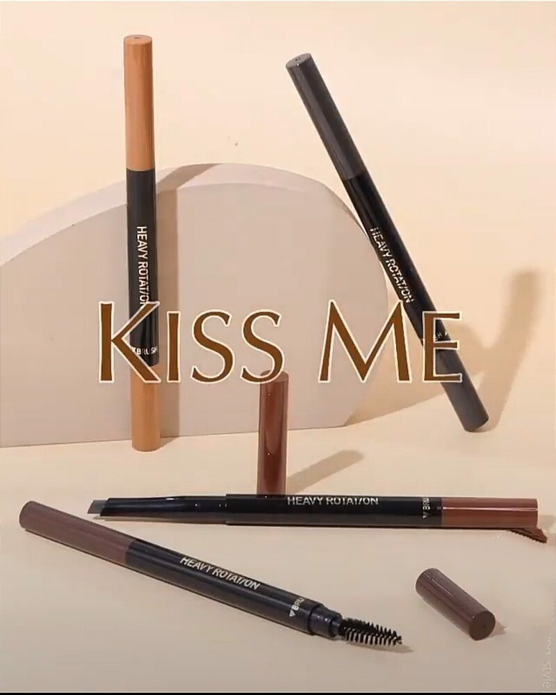 KISSME HEAVY ROTATION - Bút chì sáp kẻ lông mày lõi sáp chống trôi ( Màu xám tro)