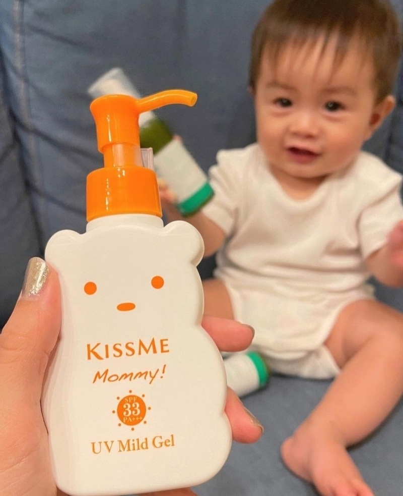 Kem Chống Nắng Kiss Me Mommy UV Mild Gel SPF33/PA +++ Dành Cho Trẻ Em 100g