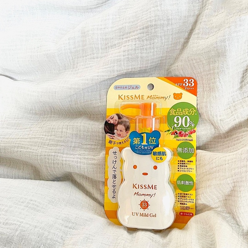 Kem Chống Nắng Kiss Me Mommy UV Mild Gel SPF33/PA +++ Dành Cho Trẻ Em 100g